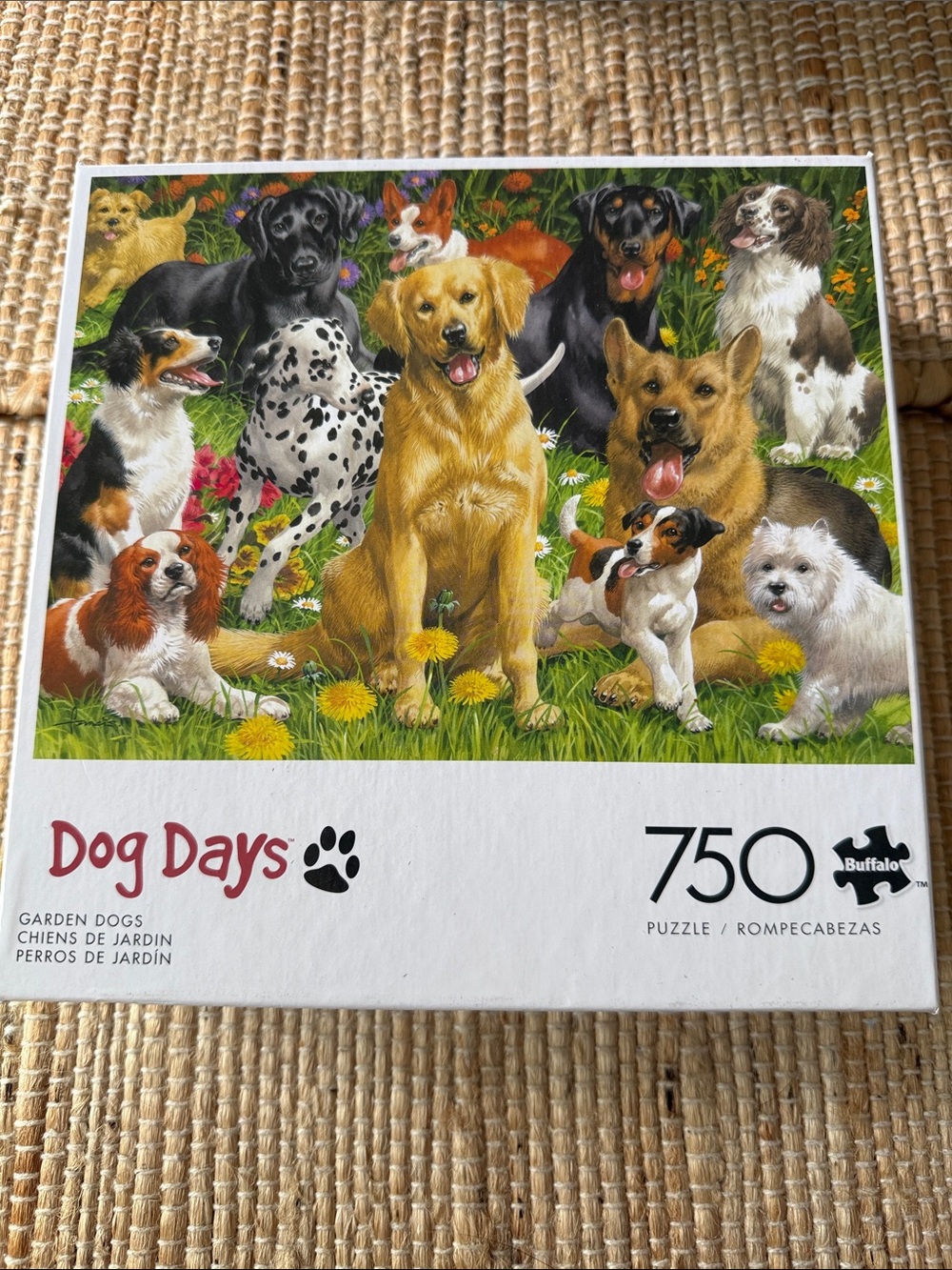 Buffalo Dog Days Puzzle- Garden Dogs (750 pcs)